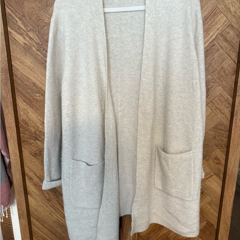 Madewell Cream Cardigan Sweater